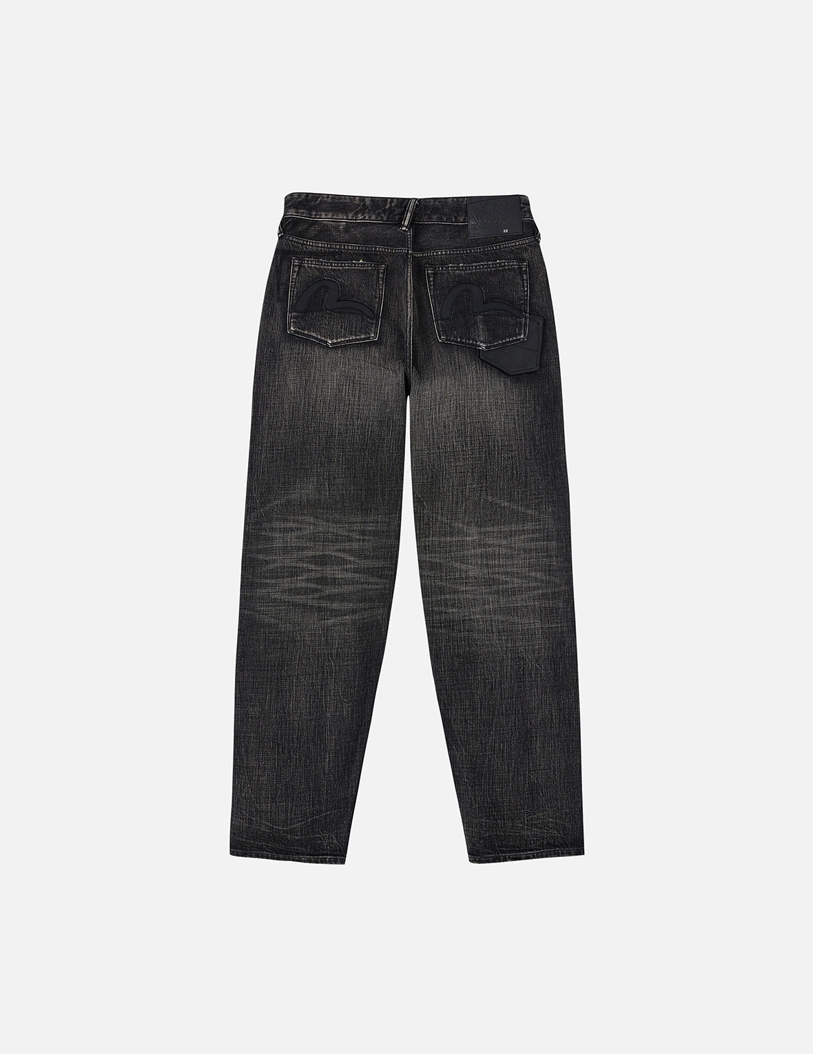 7口袋设计洗水休破洞休閒牛仔裤 #2030